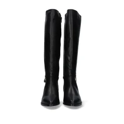 Bota Alta De Couro 748Ha Preto