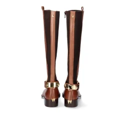 Bota Alta De Couro 741Ka Brandy