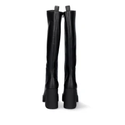 Bota De Salto Alto Vf1668-9 Em Preto