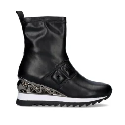 Bota De Tornozelo Preta Y2327-H223