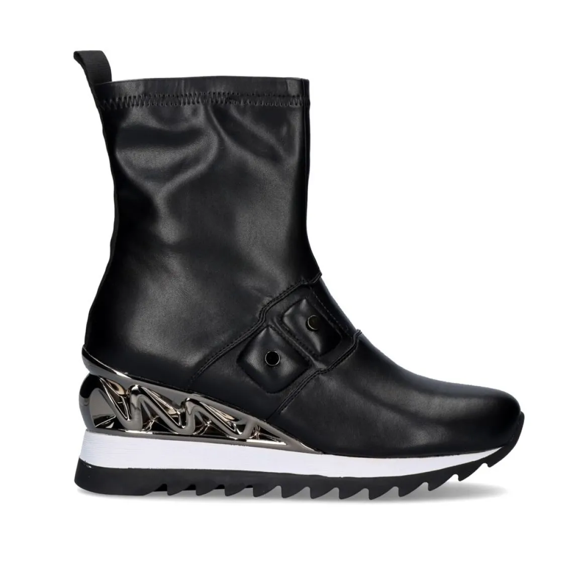 Bota De Tornozelo Preta Y2327-H223