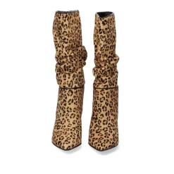 Bota Drapeada Diana-125 Leopard