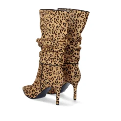 Bota Drapeada Diana-125 Leopard