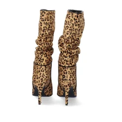 Bota Drapeada Diana-125 Leopard