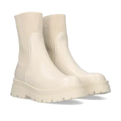 Bota Engomada Estilo Meia T3653-M2587 Em Ice