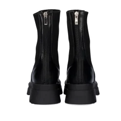 Bota Engomada Estilo Meia T3653-M2587 Em Preto