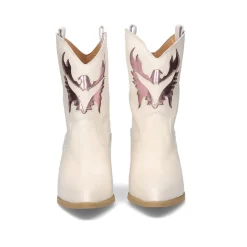 Bota Estilo Cowboy Cesar-710 Offwhite