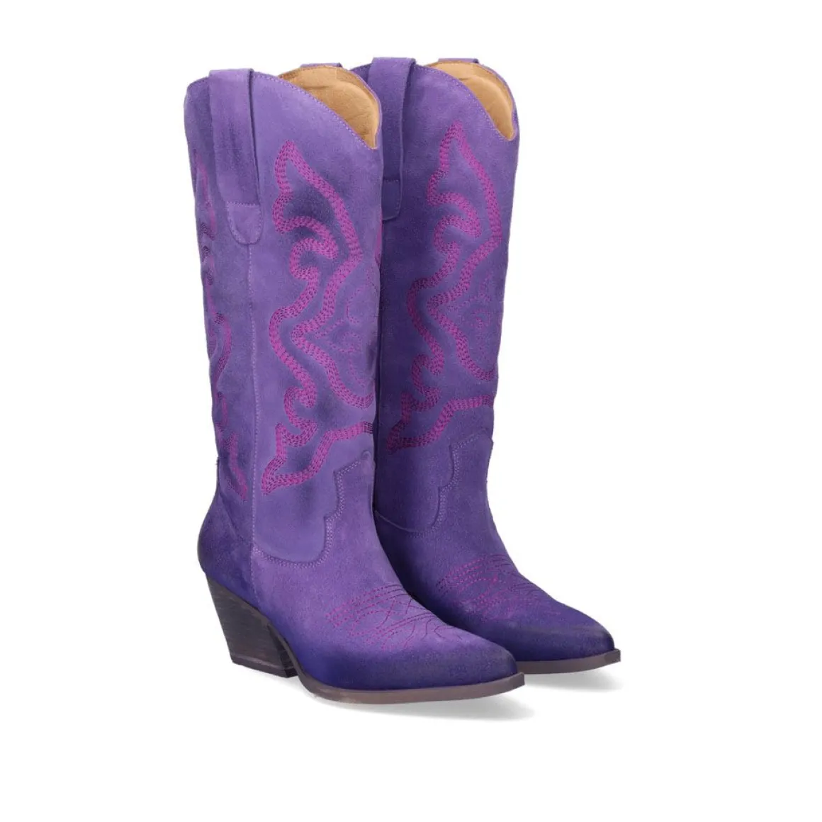 Bota Estilo Cowboy Dallas-105 Roxo