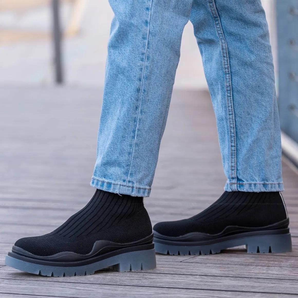 Botin Tobillero B077-H221 Negro