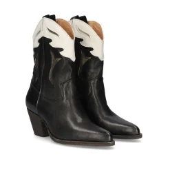 Botines Cowboy Cesar-700 Camel Preto