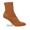 Botins De Microfibra Maggie-600 Tan