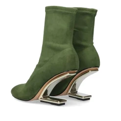 Botins De Microfibra Maggie-600 Verde