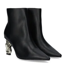 Botins De Salto (>8 Cm) Samantha-810 Preto