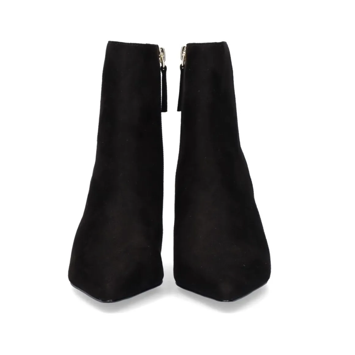 Botins De Salto (>8 Cm) Samantha-810 Microfiber Preto