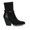 Botins Estilo Meia B469-H1118 Preto