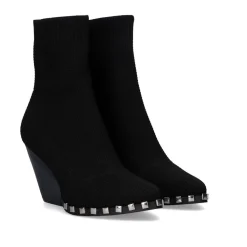 Botins Estilo Meia B469-H1111 Preto