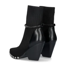 Botins Estilo Meia B469-H1118 Preto
