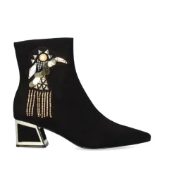 Botins Exe De Salto Baixo Rio-331 Preto