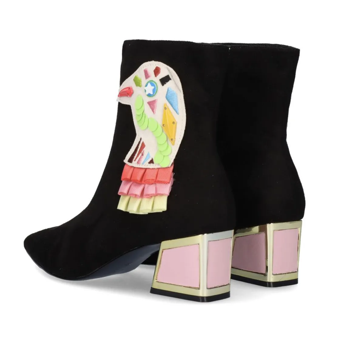 Botins Exe De Salto Baixo Rio-330 Preto