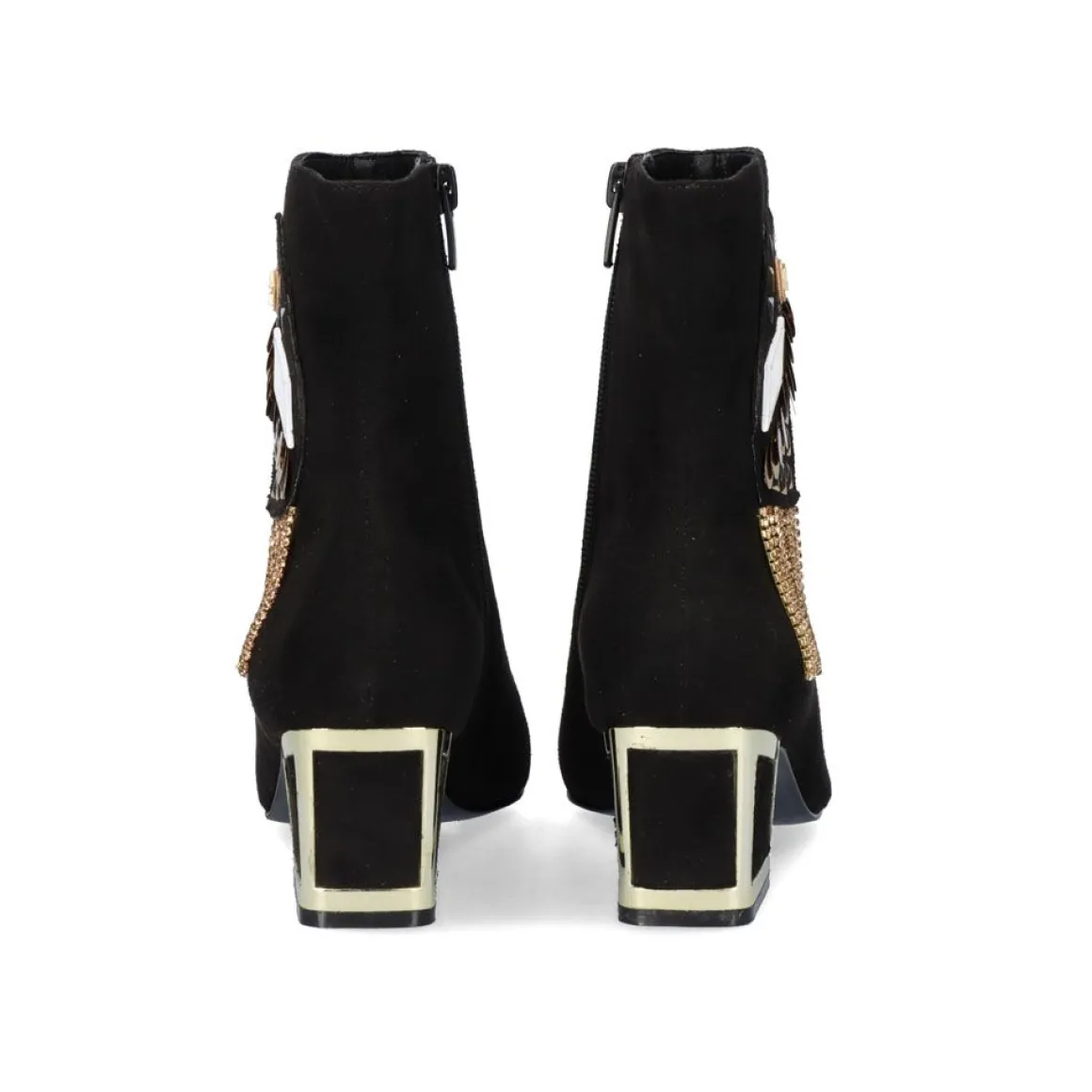 Botins Exe De Salto Baixo Rio-331 Preto