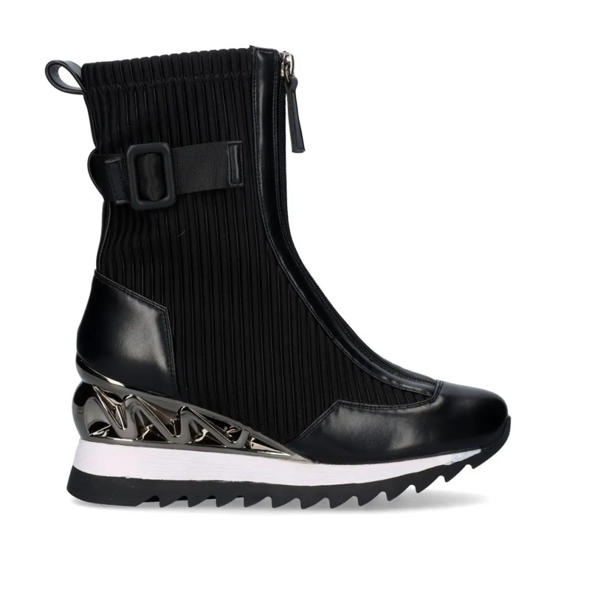 Botins Exe Y2327-F166 Licra Preto