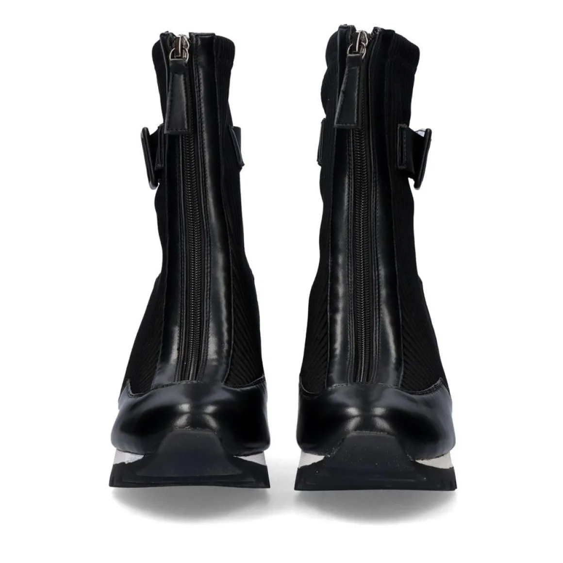 Botins Exe Y2327-F166 Licra Preto