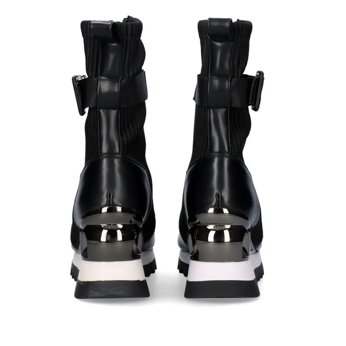 Botins Exe Y2327-F166 Licra Preto