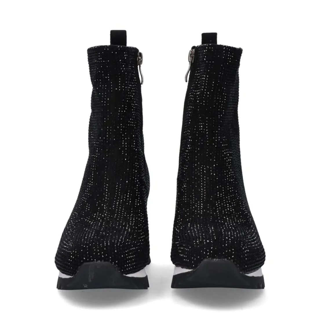 Botins Exe Y2327-H888 Glitter Preto