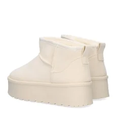 Botins Plataforma Exe Hd5070 Bege