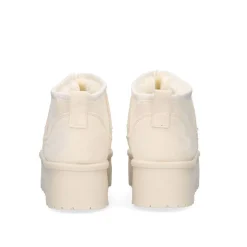 Botins Plataforma Exe Hd5070 Bege