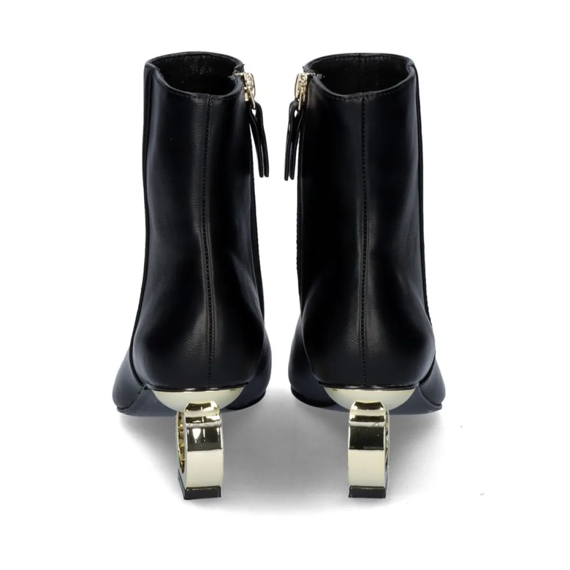 Espolio Com Salto Circular Elena-411 Preto