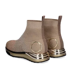 Estilo Meia Y2315-H05 Em Dourado Com Brilhantes