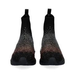 Estilo Meia Y2315-H502 Em Preto Com Brilhantes