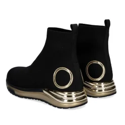 Estilo Meia Y2315-H307 Em Preto Com Detalhes Dourados