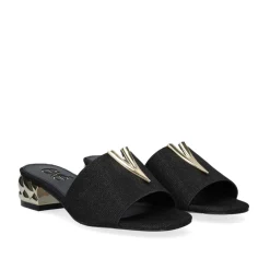 Exe Katy-811 Sandalia Glitter Preta