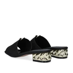 Exe Katy-811 Sandalia Glitter Preta