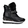 Meias Boot Tenis Com Cabelo Em Preto Y2327-J88