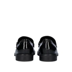 Mocassim Com Detalhe Dourado Virginia-489 Em Preto