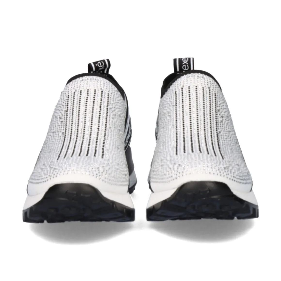 Plataforma De Tenis Ex9210A Branco Brilhante