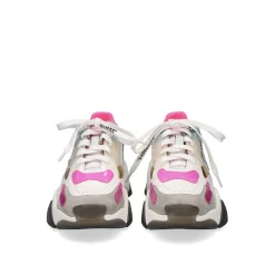 Plataforma Sneaker Xy166-1 Branco Dourado