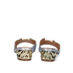 Salto Baixo Sandal Katy-810 Prata