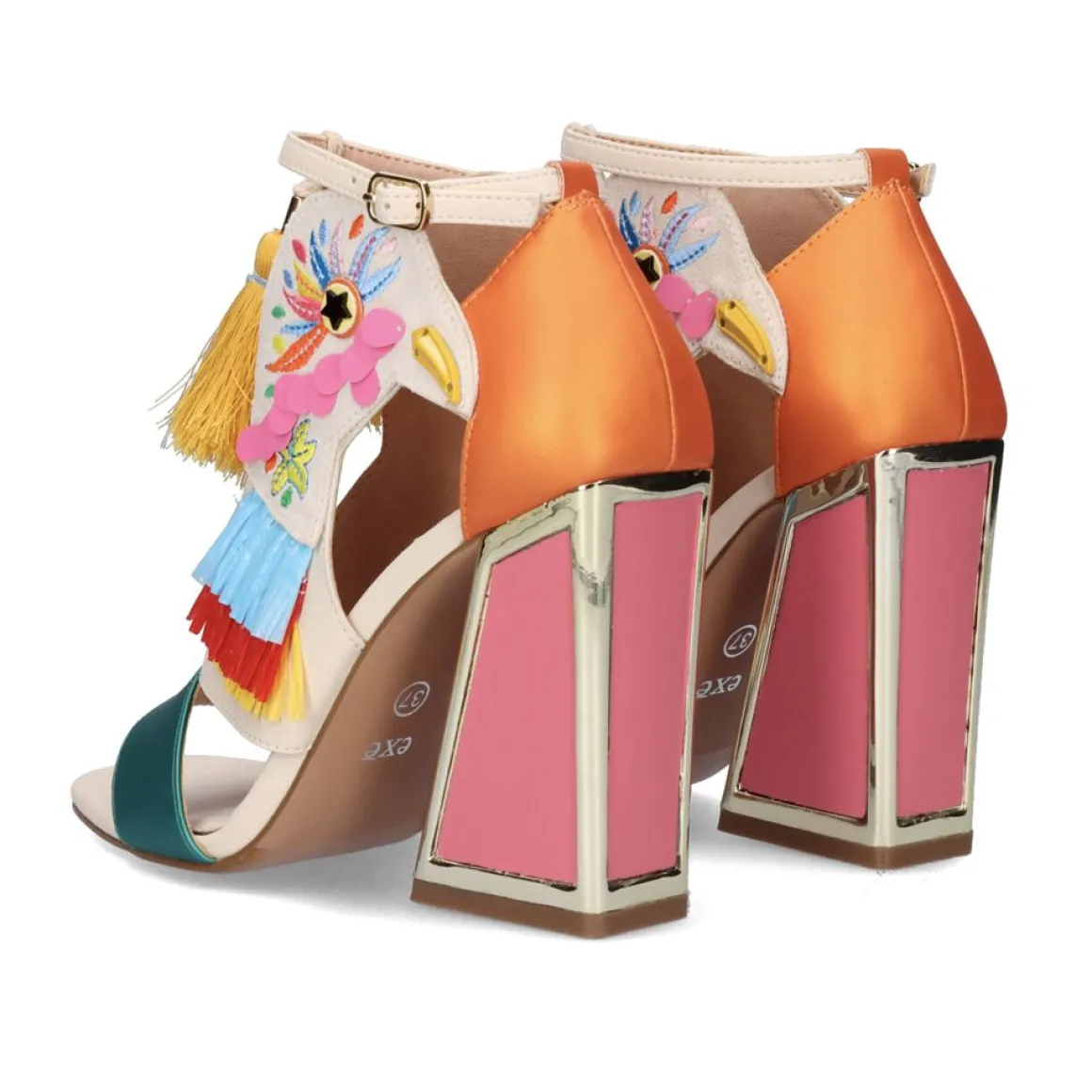 Sandal Exe Dominic-550 Laranja