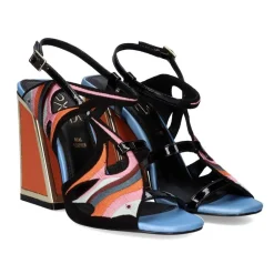 Sandalia Calcanhar Dominic-522 Preto