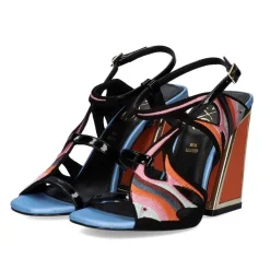 Sandalia Calcanhar Dominic-522 Preto