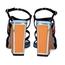 Sandalia Calcanhar Dominic-522 Preto