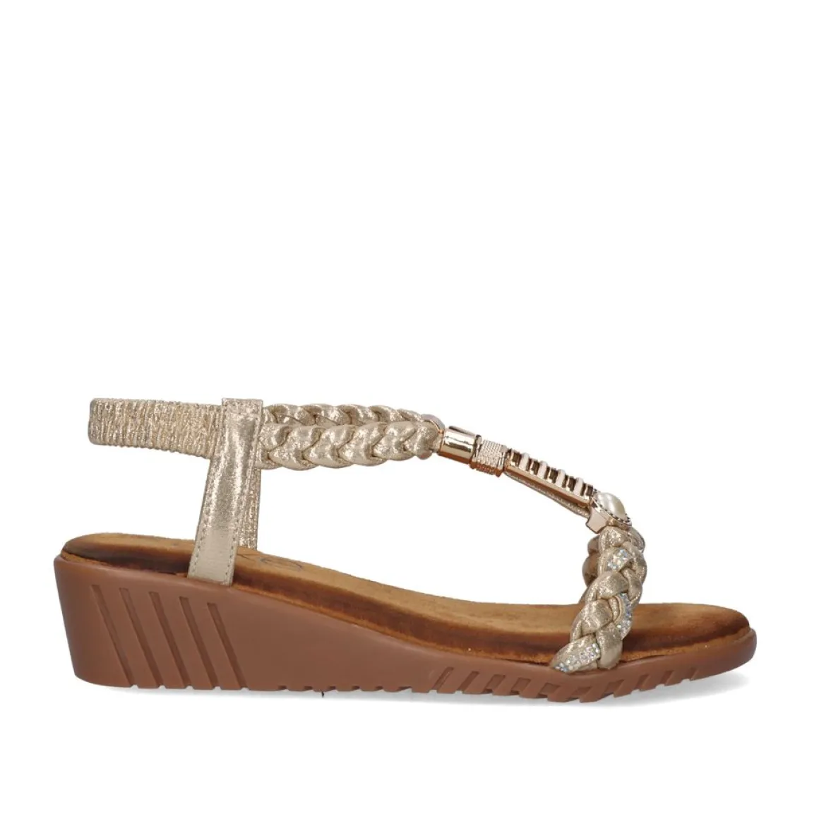 Sandalia Cunha Exe Confort 721-Jd26 Dourado