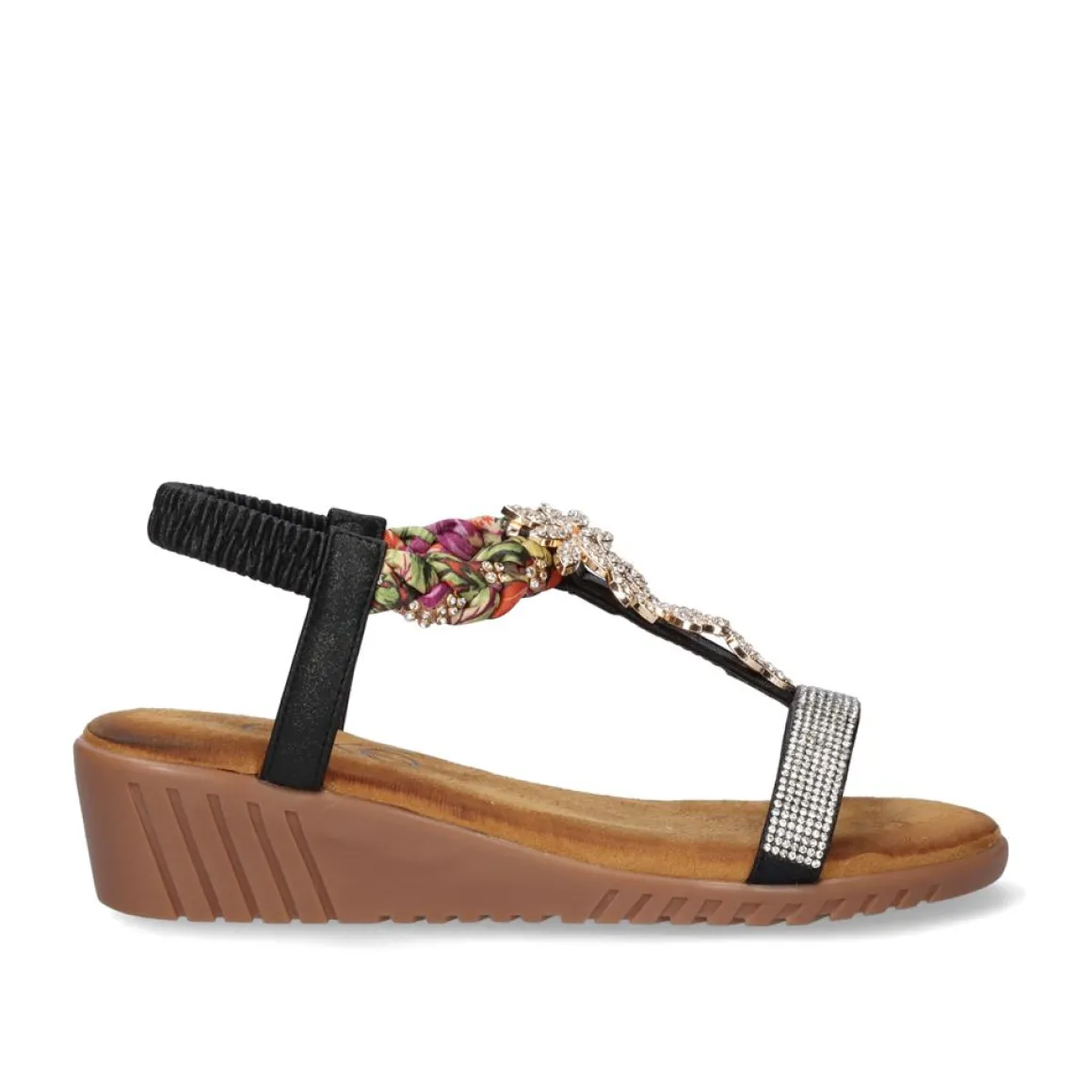 Sandalia Cunha Exe Confort 721-Ex27 Preto