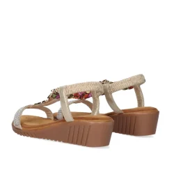 Sandalia Cunha Exe Confort 721-Ex27 Dourado