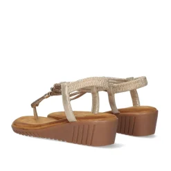 Sandalia Cunha Exe Confort 721-Jd24 Dourado