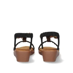 Sandalia Cunha Exe Confort 721-Ex27 Preto